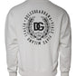 Dolce & Gabbana White Logo Cotton Crew Neck Pullover Sweater