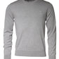 Dolce & Gabbana Light Gray Wool Crew Neck Pullover Sweater