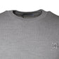 Dolce & Gabbana Light Gray Wool Crew Neck Pullover Sweater
