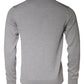 Dolce & Gabbana Light Gray Wool Crew Neck Pullover Sweater