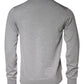 Dolce & Gabbana Light Gray Wool Crew Neck Pullover Sweater