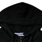 Dolce & Gabbana Black Logo Plaque Hooded Full Zip Sweater