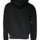 Dolce & Gabbana Black Logo Plaque Hooded Full Zip Sweater