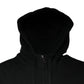 Dolce & Gabbana Black Logo Plaque Hooded Full Zip Sweater