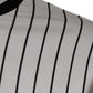 Dolce & Gabbana Black White Stripes Logo Sweatshirt Sweater