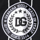 Dolce & Gabbana Black White Stripes Logo Sweatshirt Sweater