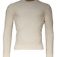 KANGRA Beige Wool Knit Long Sleeve Round Neck Pullover Sweater
