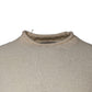 KANGRA Beige Wool Knit Long Sleeve Round Neck Pullover Sweater
