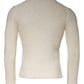 KANGRA Beige Wool Knit Long Sleeve Round Neck Pullover Sweater