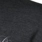 Dolce & Gabbana Dark Gray Wool Crew Neck Pullover Sweater