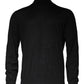 Dolce & Gabbana Black Long Sleeve Turtleneck Men Pullover Sweater