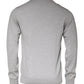 Dolce & Gabbana Light Gray Wool Crew Neck Pullover Sweater