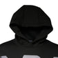 Emporio Armani Black Logo Print Hooded Men Sweatshirt Sweater