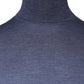 Dolce & Gabbana Purple Blue Long Sleeve Turtleneck Pullover Sweater