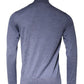 Dolce & Gabbana Purple Blue Long Sleeve Turtleneck Pullover Sweater