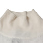 Dolce & Gabbana White Long Sleeve Turtleneck Men Pullover Sweater