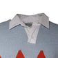 Ballantyne Multicolor Patterned Collared Long Sleeves Pullover Sweater