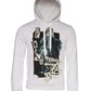 Dolce & Gabbana White Caesar Cotton Hooded Pullover Sweater