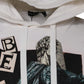 Dolce & Gabbana White Caesar Cotton Hooded Pullover Sweater