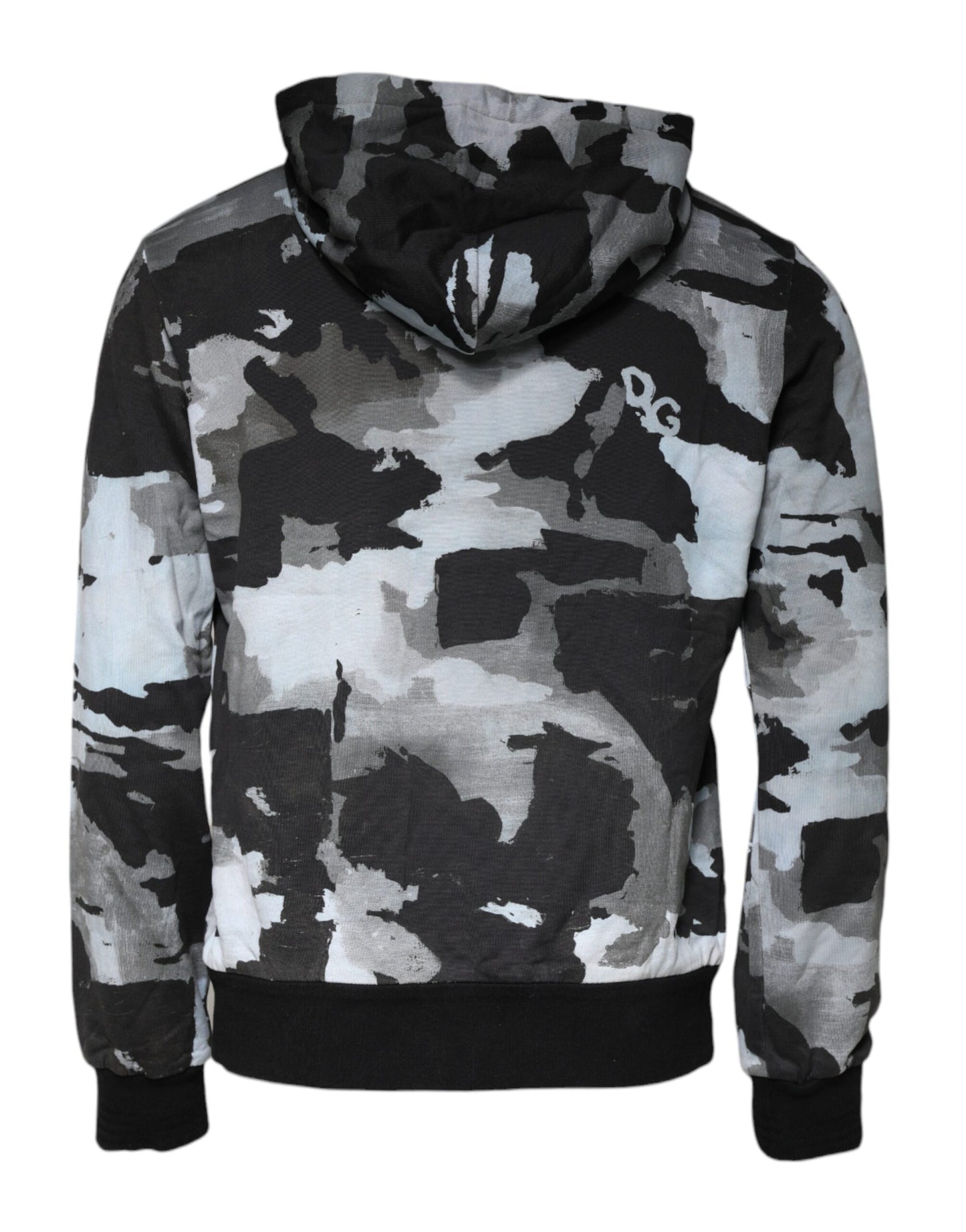Dolce & Gabbana Multicolor Camouflage Men Hooded Sweater Mens Sweater