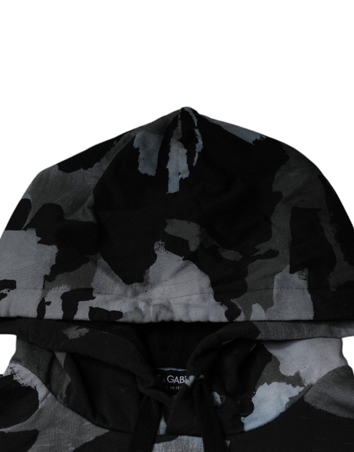 Dolce & Gabbana Multicolor Camouflage Men Hooded Sweater Mens Sweater