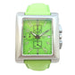 Chronotech Green Leather Watch