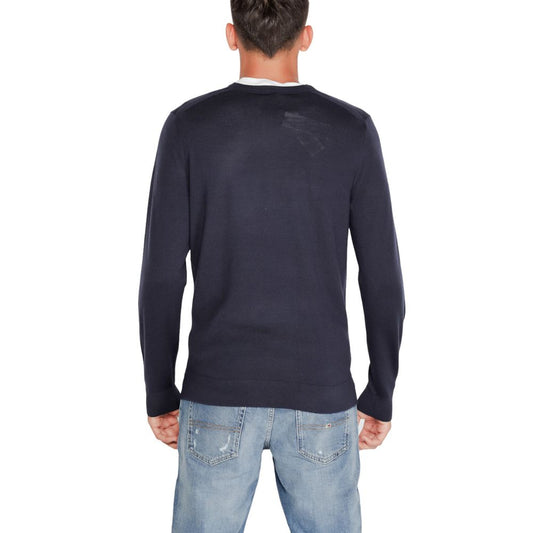 Calvin Klein Blue Recycled Wool Sweatshirt