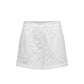 Only White Cotton Short