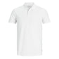 Jack Jones White Cotton Polo Shirt