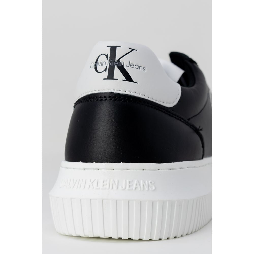 Calvin Klein Jeans Black Leather Sneaker