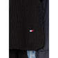 Tommy Hilfiger Black Organic Cotton Scarf