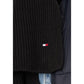 Tommy Hilfiger Black Organic Cotton Scarf