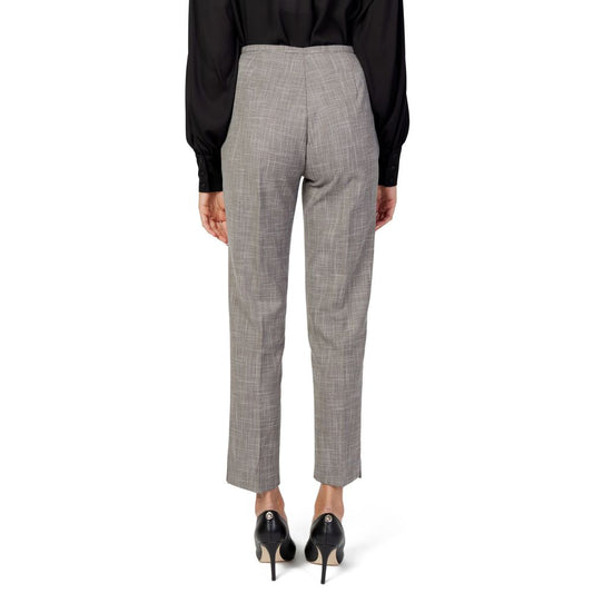 Sandro Ferrone Gray Polyester Jeans & Pant