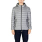 Gianni Lupo Gray Polyamide Jackets & Coat