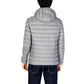 Gianni Lupo Gray Polyamide Jackets & Coat