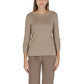 Street One Beige Polyester Long Sleeve