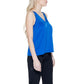 Vila Clothes Blue Polyester Tops & T-Shirt