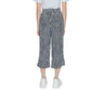 Only Black Viscose Cropped Pant
