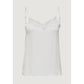Jacqueline De Yong White Polyester Tank Top