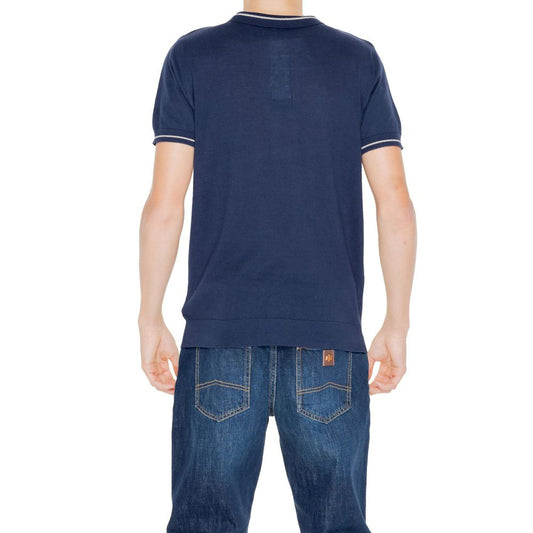 Hamaki-Ho Blue Cotton Shortsleeve Shirt