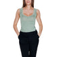 Vero Moda Green Viscose Tank Top