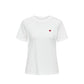 Jacqueline De Yong White Cotton T-Shirt