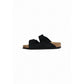 Birkenstock Black Suede Leather Sandal