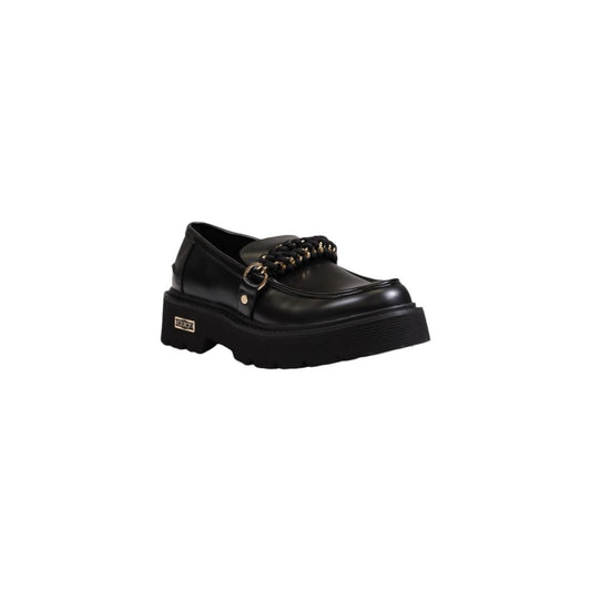 Cult Black Leather Platform Pumps