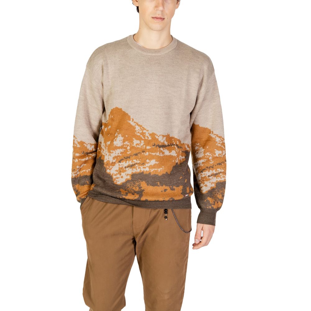 Gianni Lupo Brown Acrylic Sweater