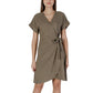 B.Young Green Viscose Dress