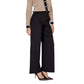 ICHI Black Polyester Pant