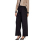 ICHI Black Polyester Pant