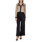 ICHI Black Polyester Pant