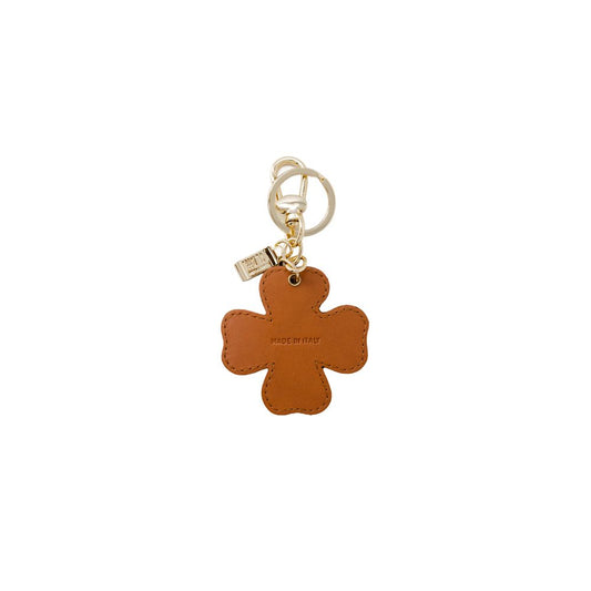 Alviero Martini Prima Classe Beige Artificial Leather Keychain